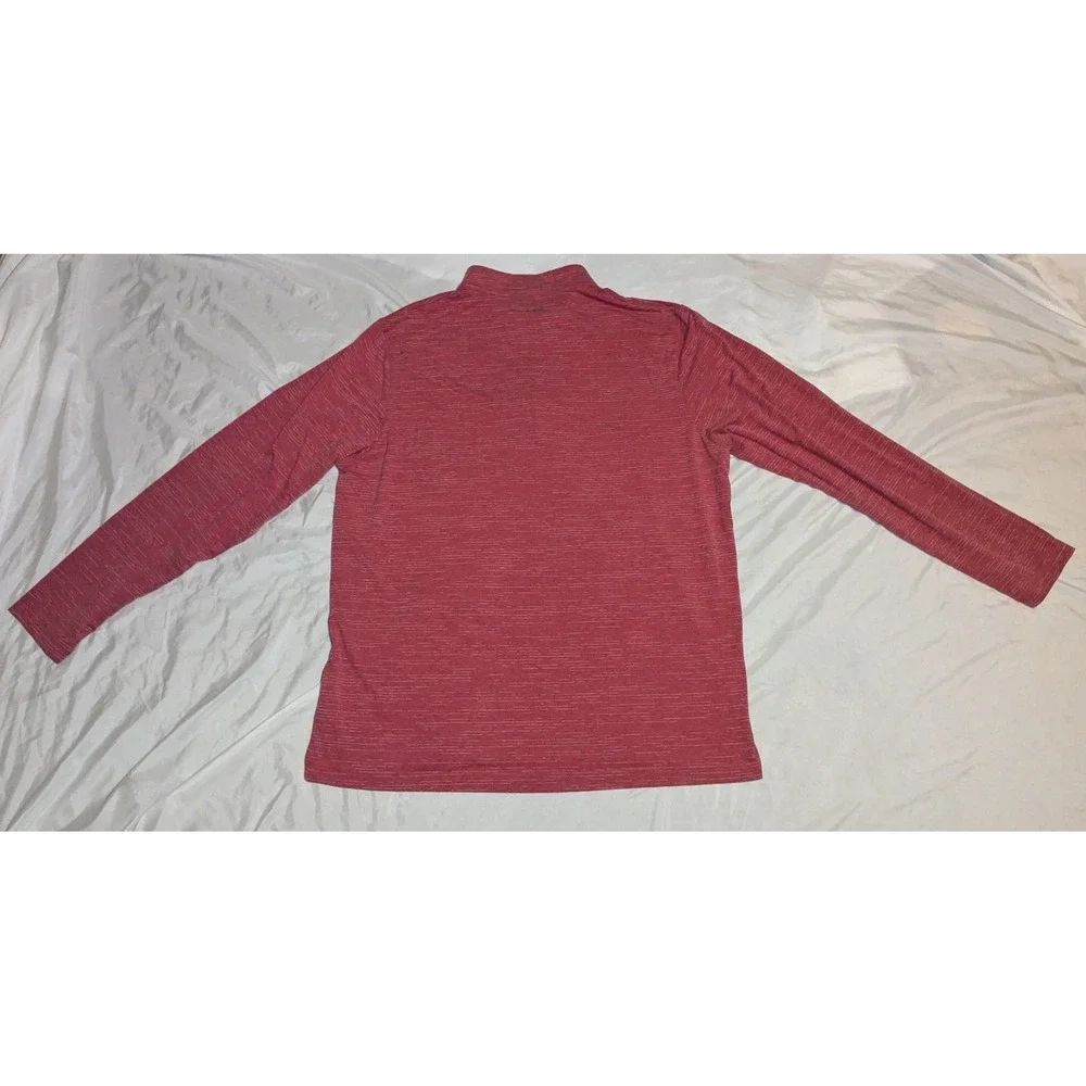 Travis Mathew Men's Red, White, Black, &‎ Gray 1/4 Zip Pullover Sweater Size XXL